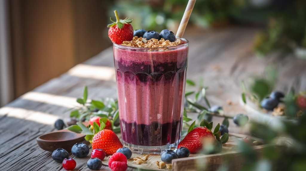 Strawberry Blueberry Smoothie