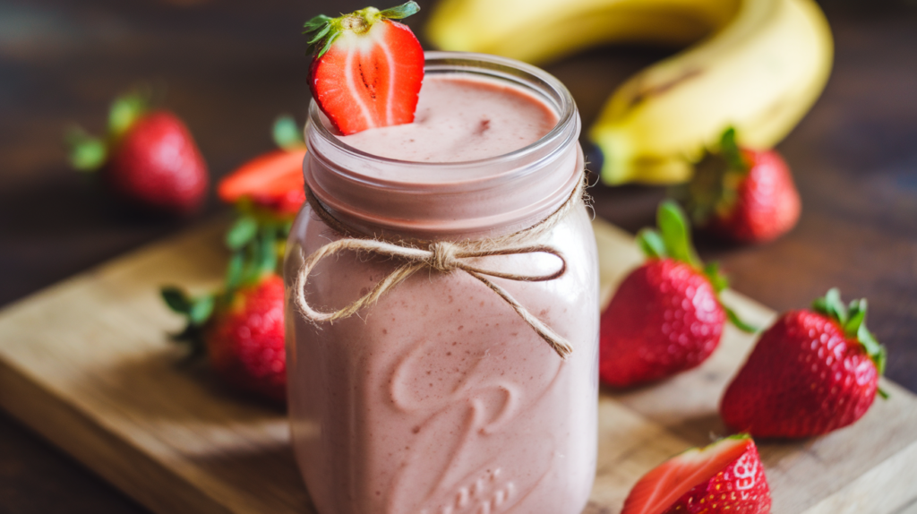 strawberry banana smoothie