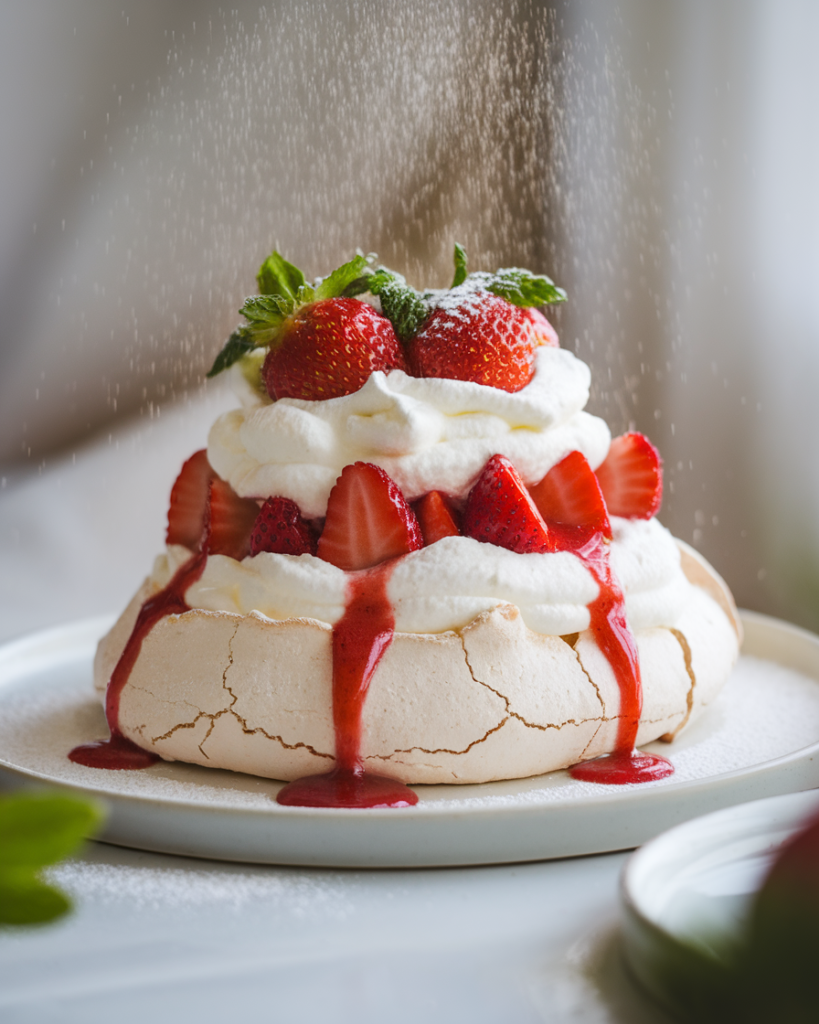 Strawberry Pavlova