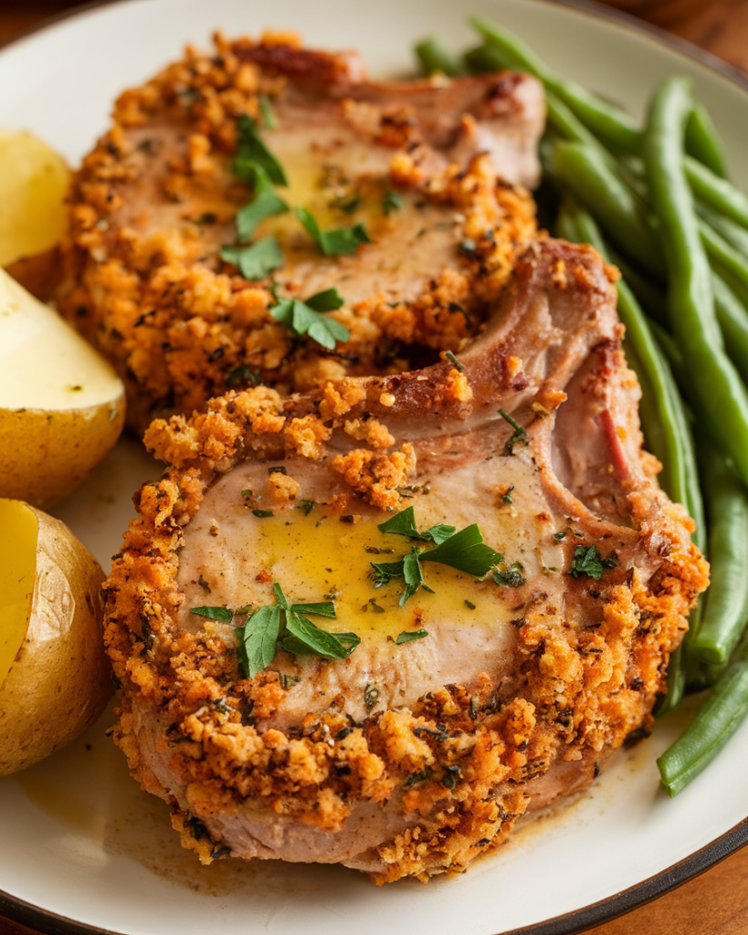 Baked ranch pork chops recipe