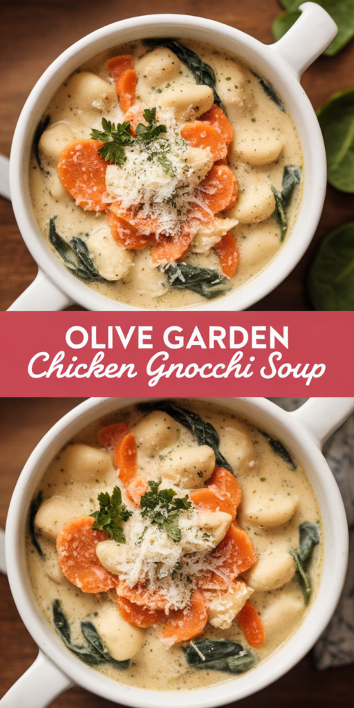 Olive Garden Chicken Gnocchi Soup