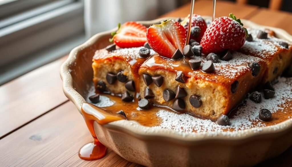 Chocolate Chip French Toast Casserole