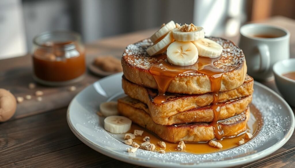 Peanut Butter and Banana French Toast