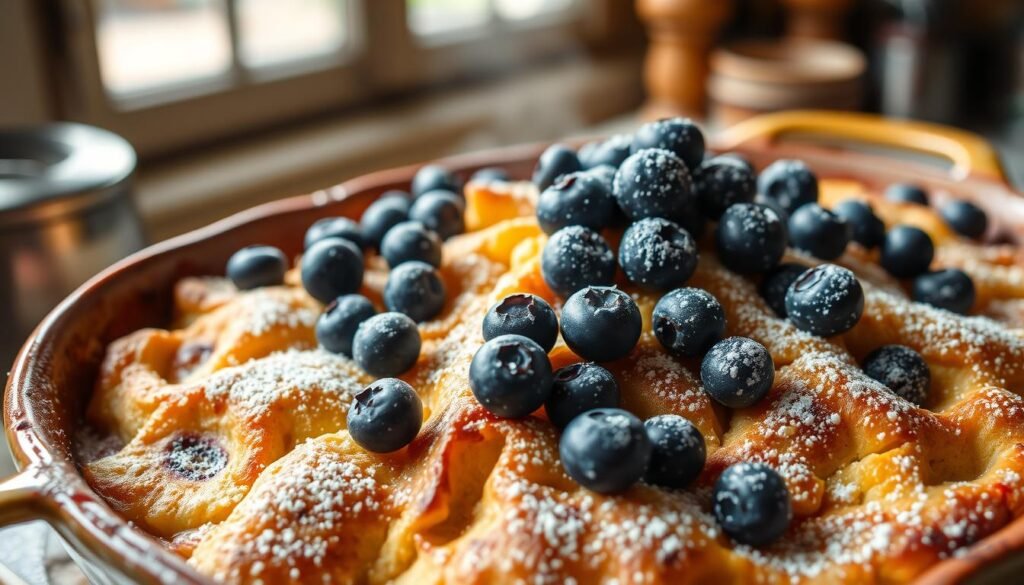 Blueberry Cream Cheese French Toast Casserole