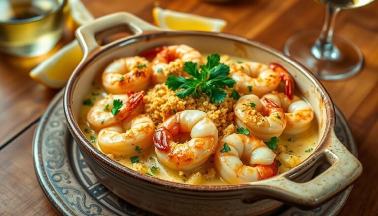 Garlic Shrimp Gratin Recipe