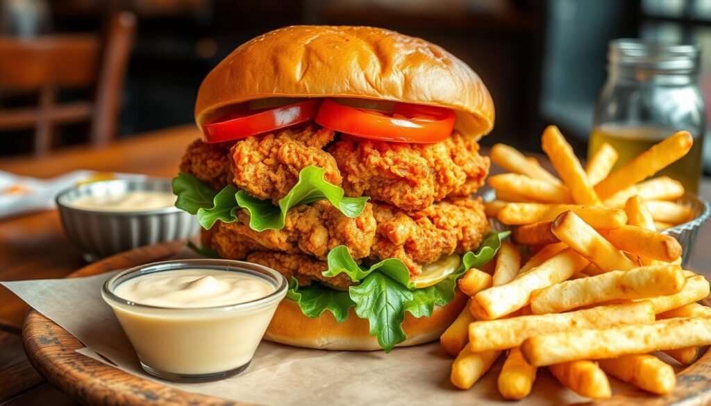 Spicy Chicken Sandwich with Sauce Recipe – Crispy, Juicy, and Flavorful