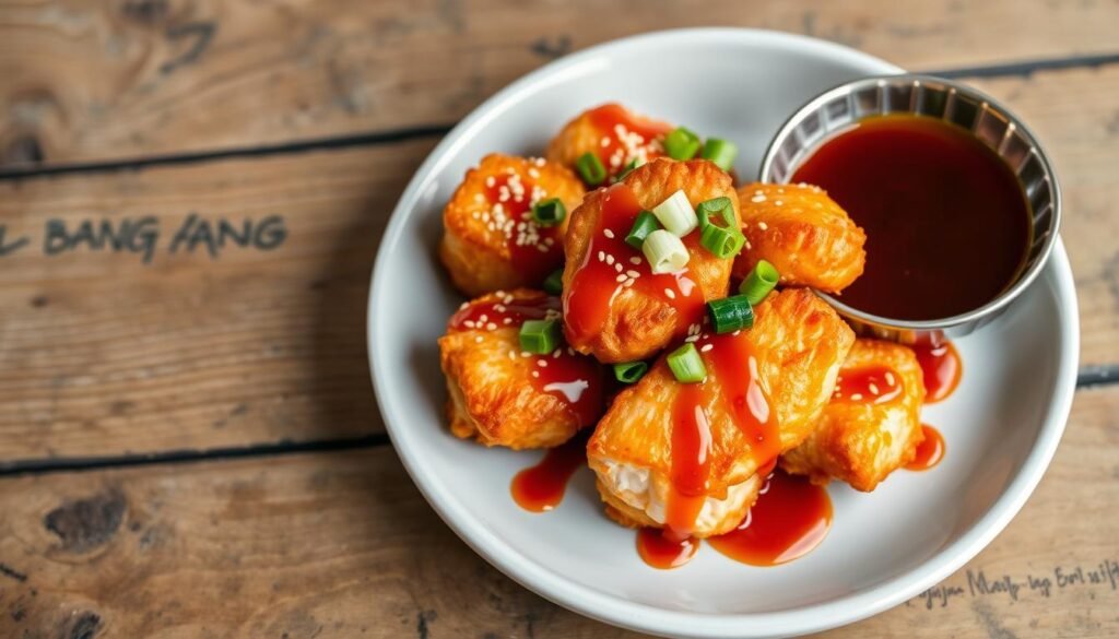 Air Fryer Bang Bang Salmon Bites