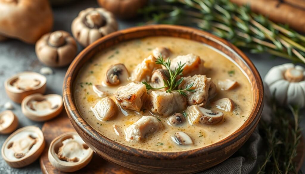 Rotisserie Chicken Mushroom Soup