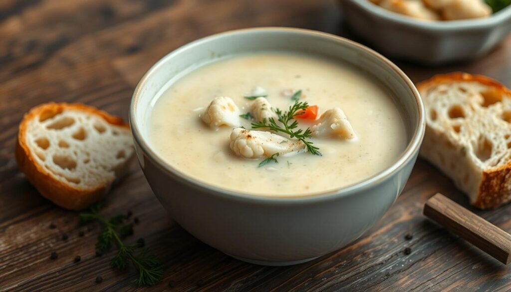 Cauliflower Chicken Soup