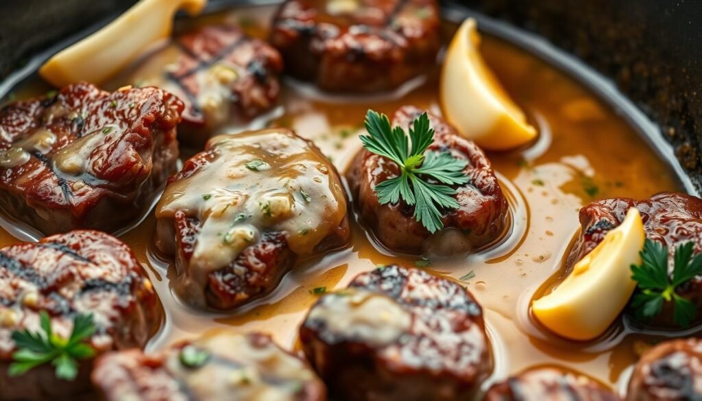 garlic butter steak bites