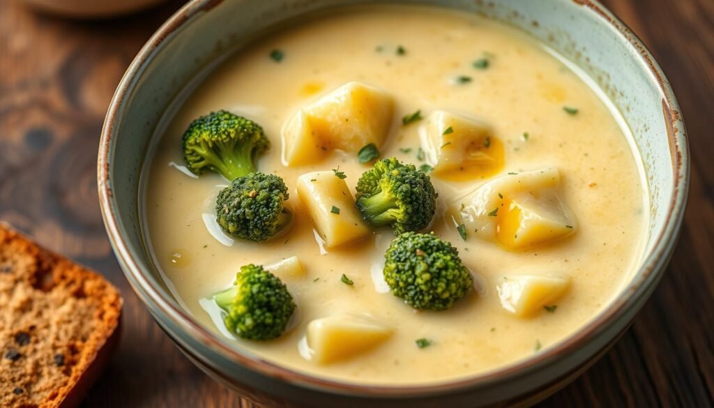 Broccoli Potato Cheese Soup