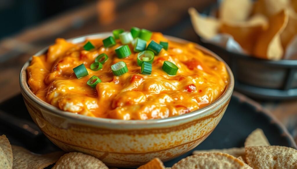 Creamy and Cheesy Buffalo Chicken Dip