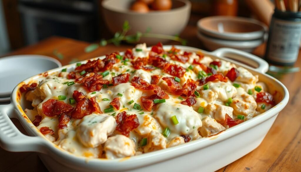 chicken bacon ranch casserole