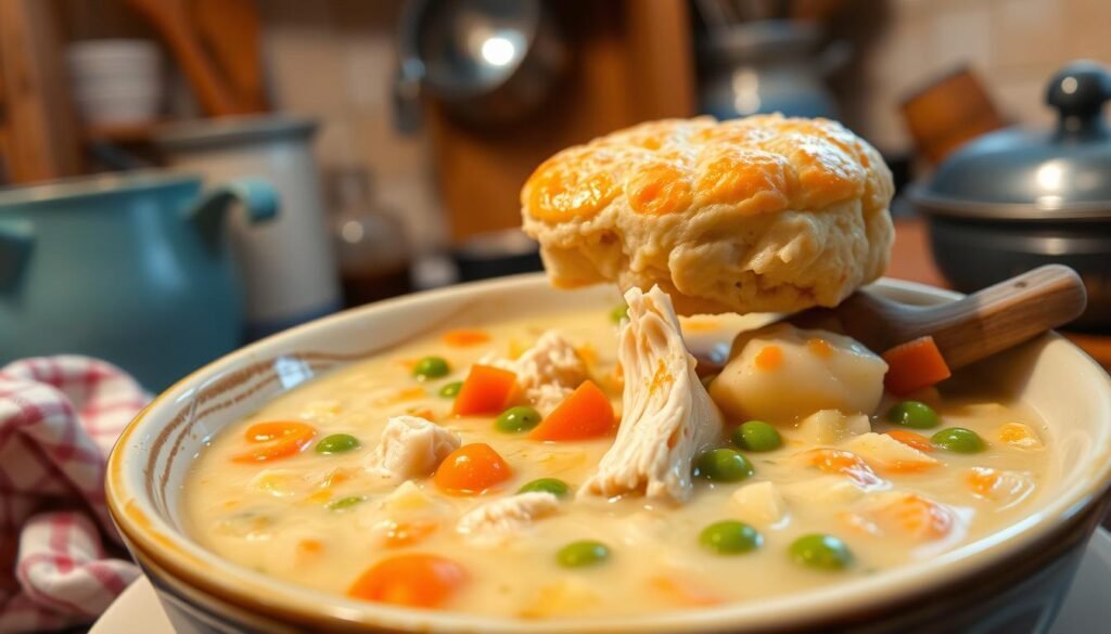 crockpot chicken pot pie soup