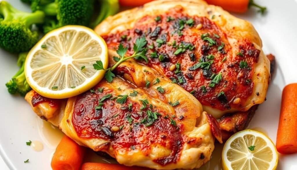 Crockpot Lemon Garlic Chicken Breast