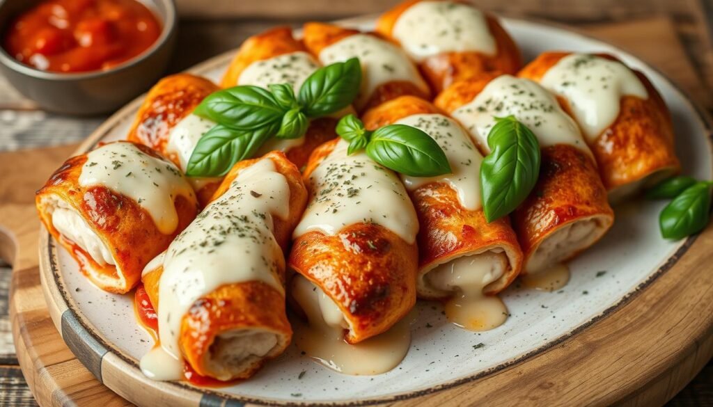 Chicken Parmesan Rolls