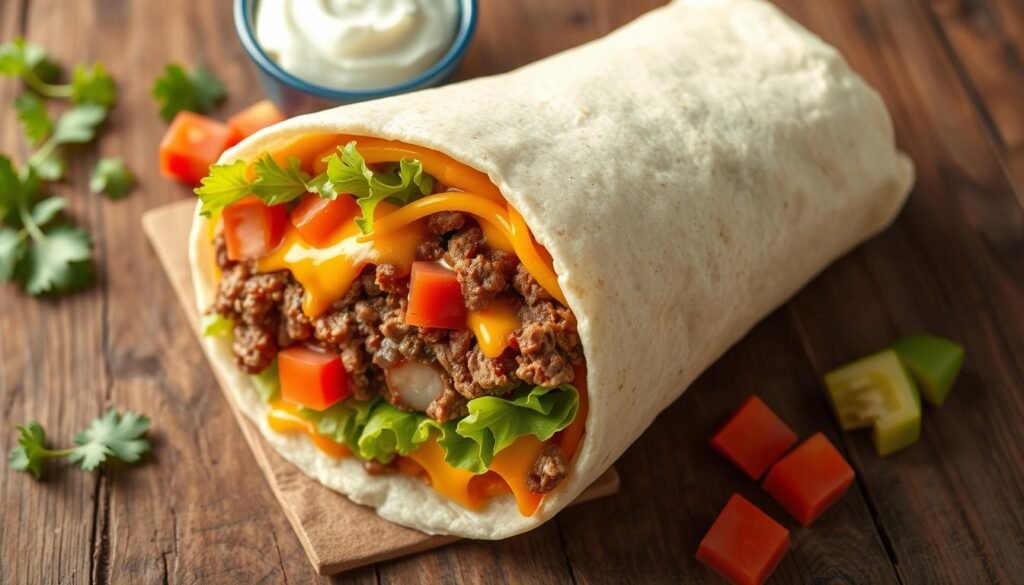 Stuffed Taco Bell Beef Burrito