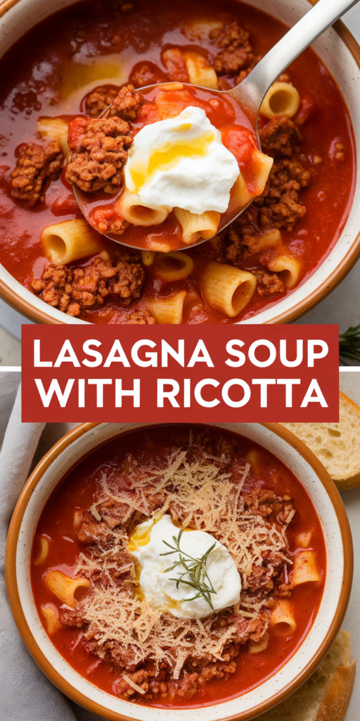 Classic Lasagna Soup with Ricotta Recipe 1 2