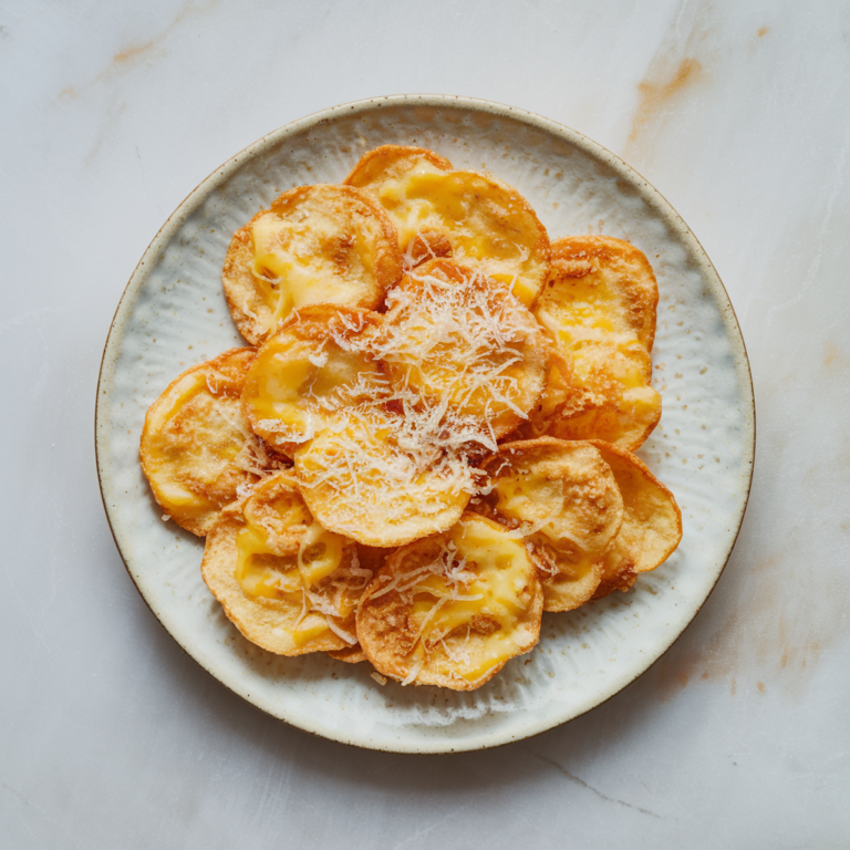Cheesy Onion Crisps Recipe